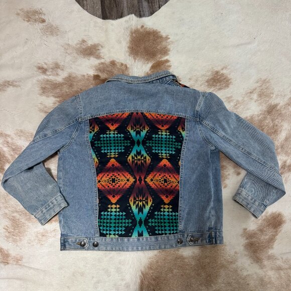 Aztec Jean Jacket - Picture 2 of 3